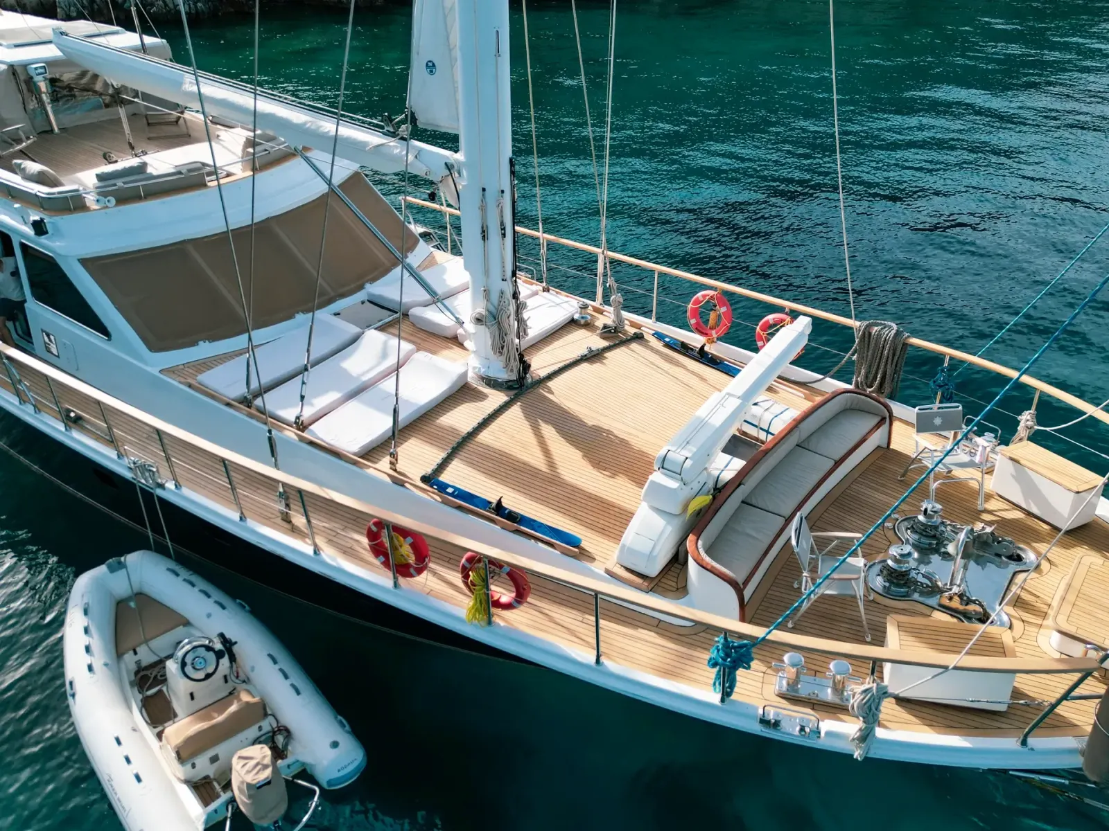 Luja sailing in Bodrum