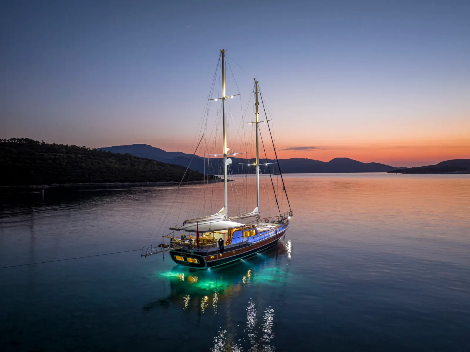 Artemis sailing in Bodrum