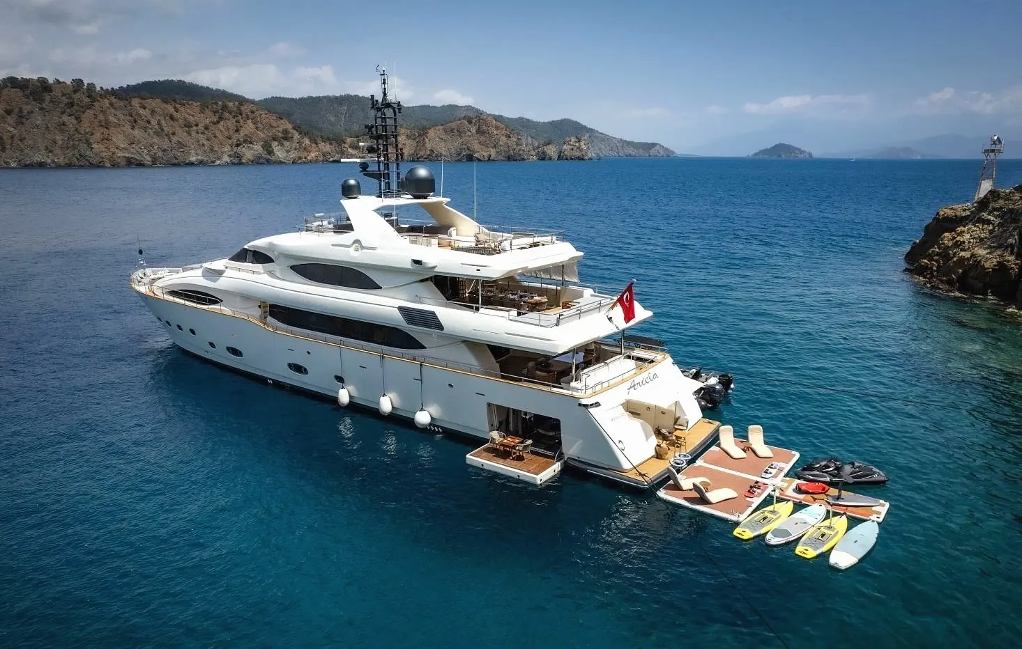 Ariela sailing in Marmaris