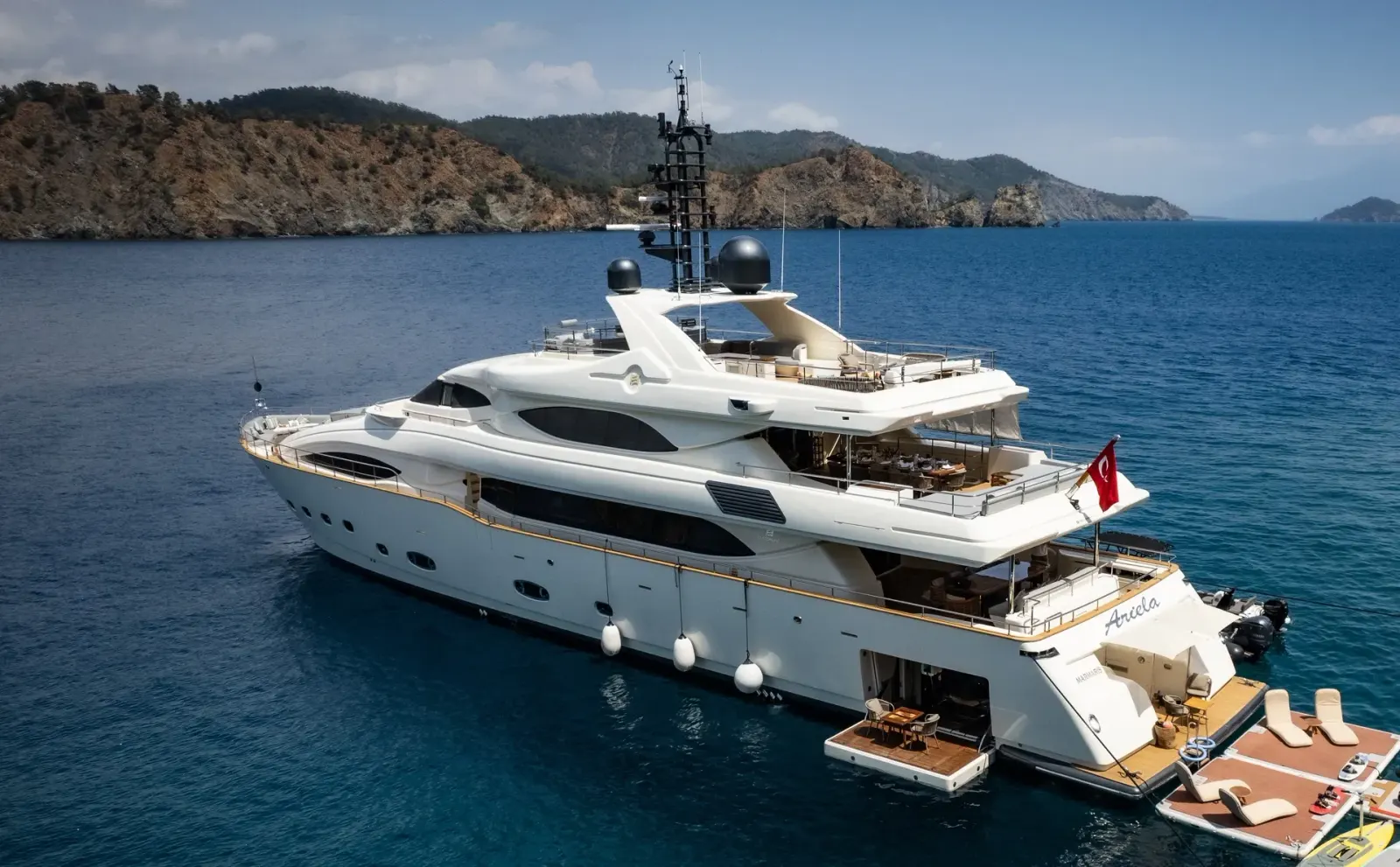 Ariela sailing in Marmaris