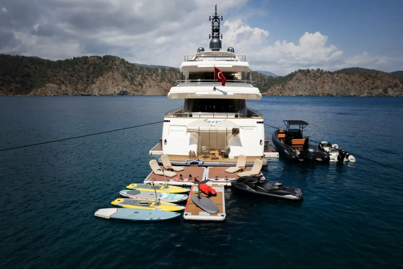 Ariela sailing in Marmaris