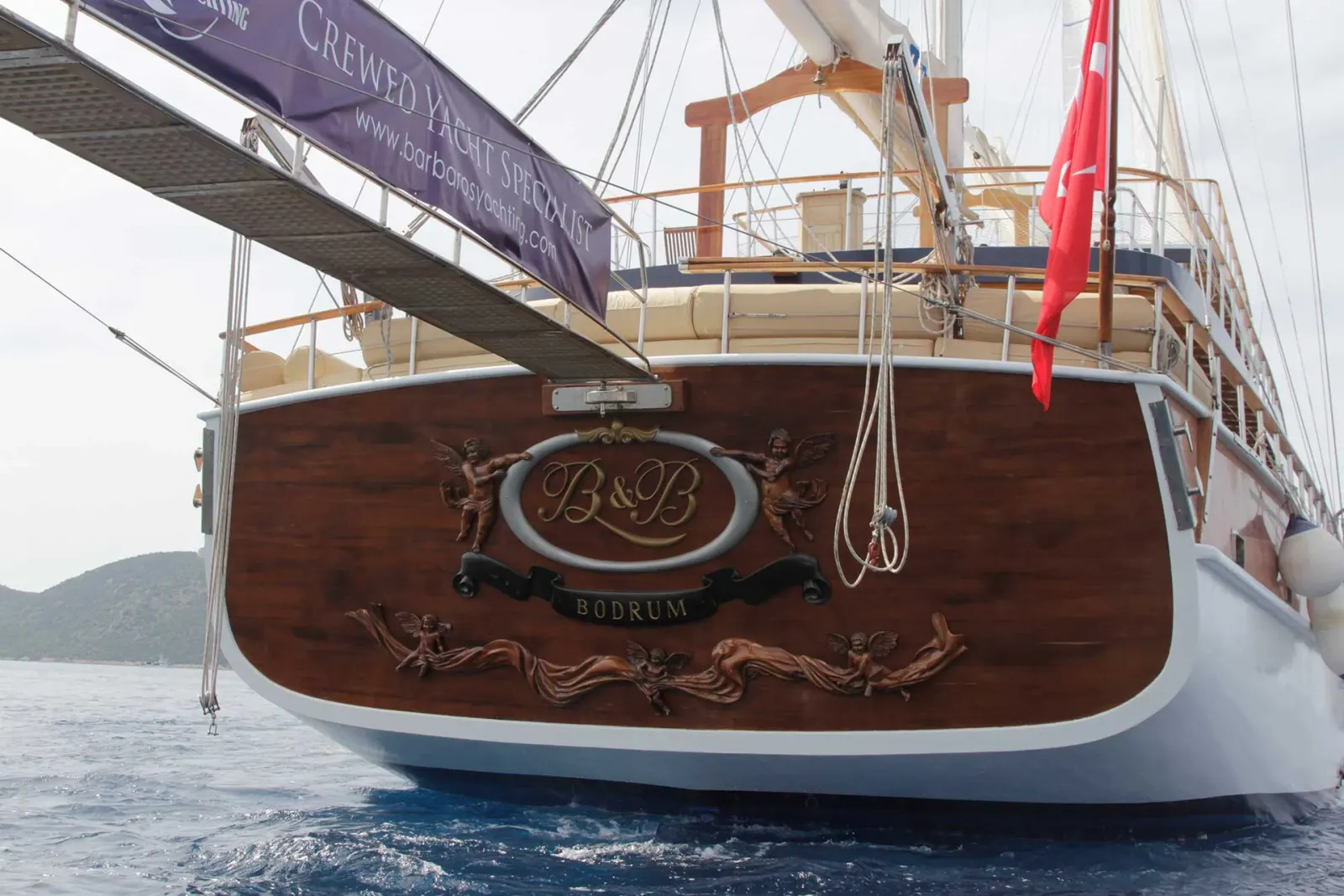 Boreas Motorsailer / Gulet interior cabin view