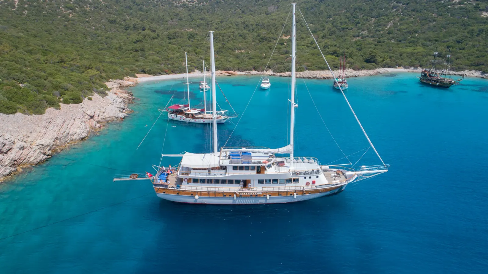 Boreas sailing in Bodrum