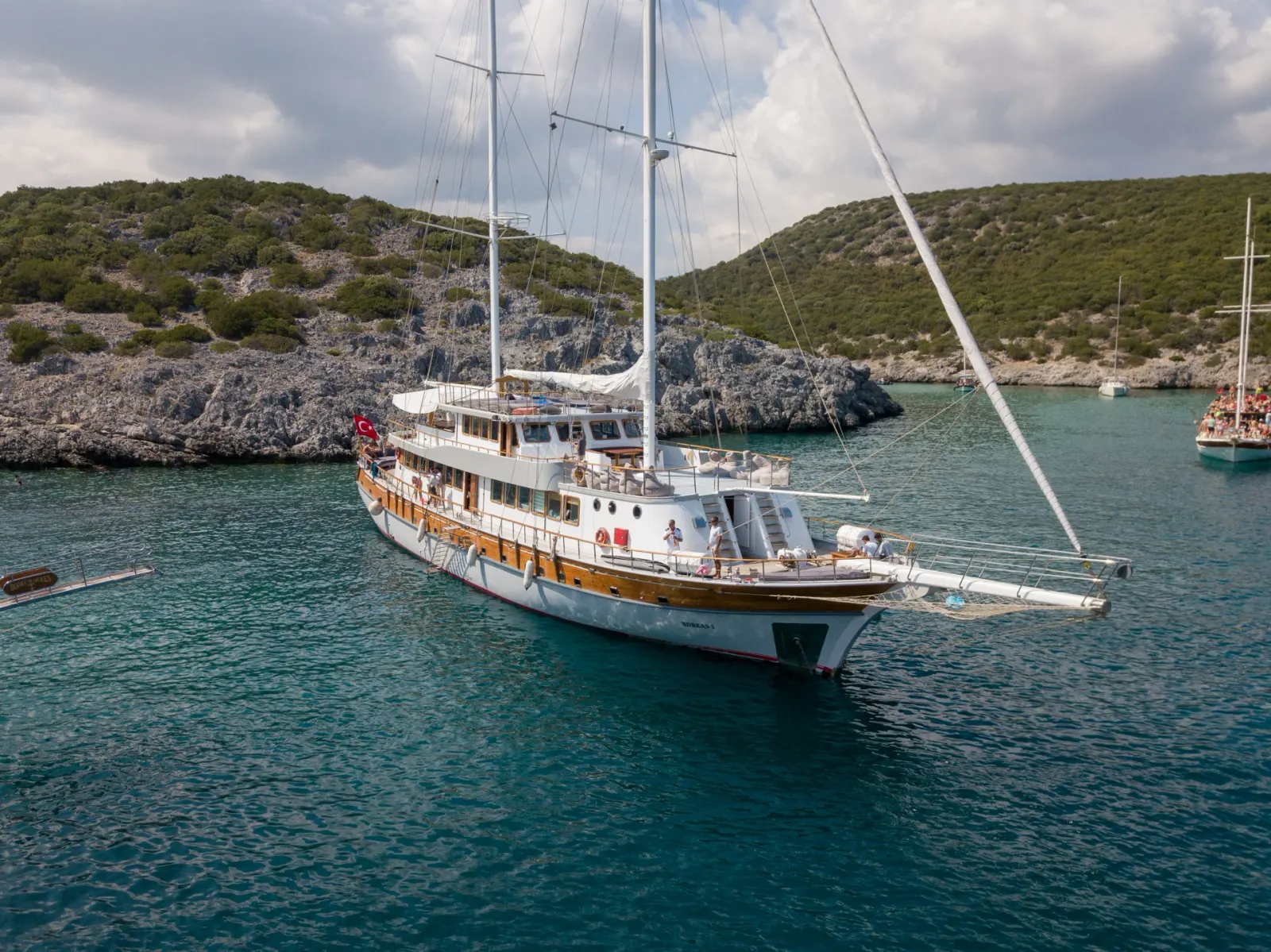 Boreas sailing in Bodrum