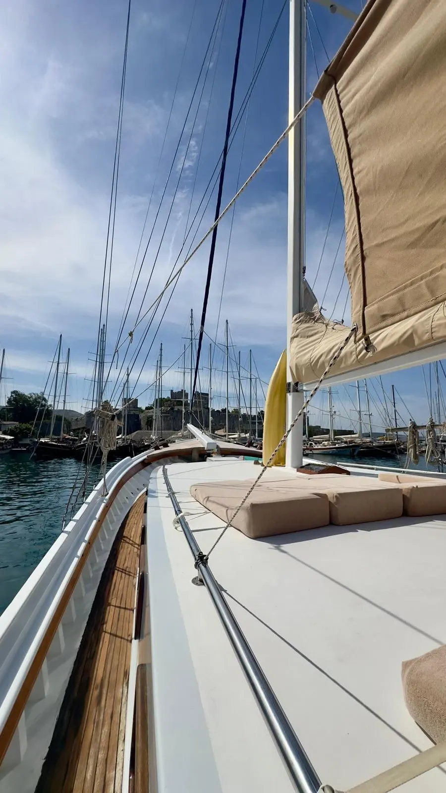 Fatma Kristina sailing in Bodrum