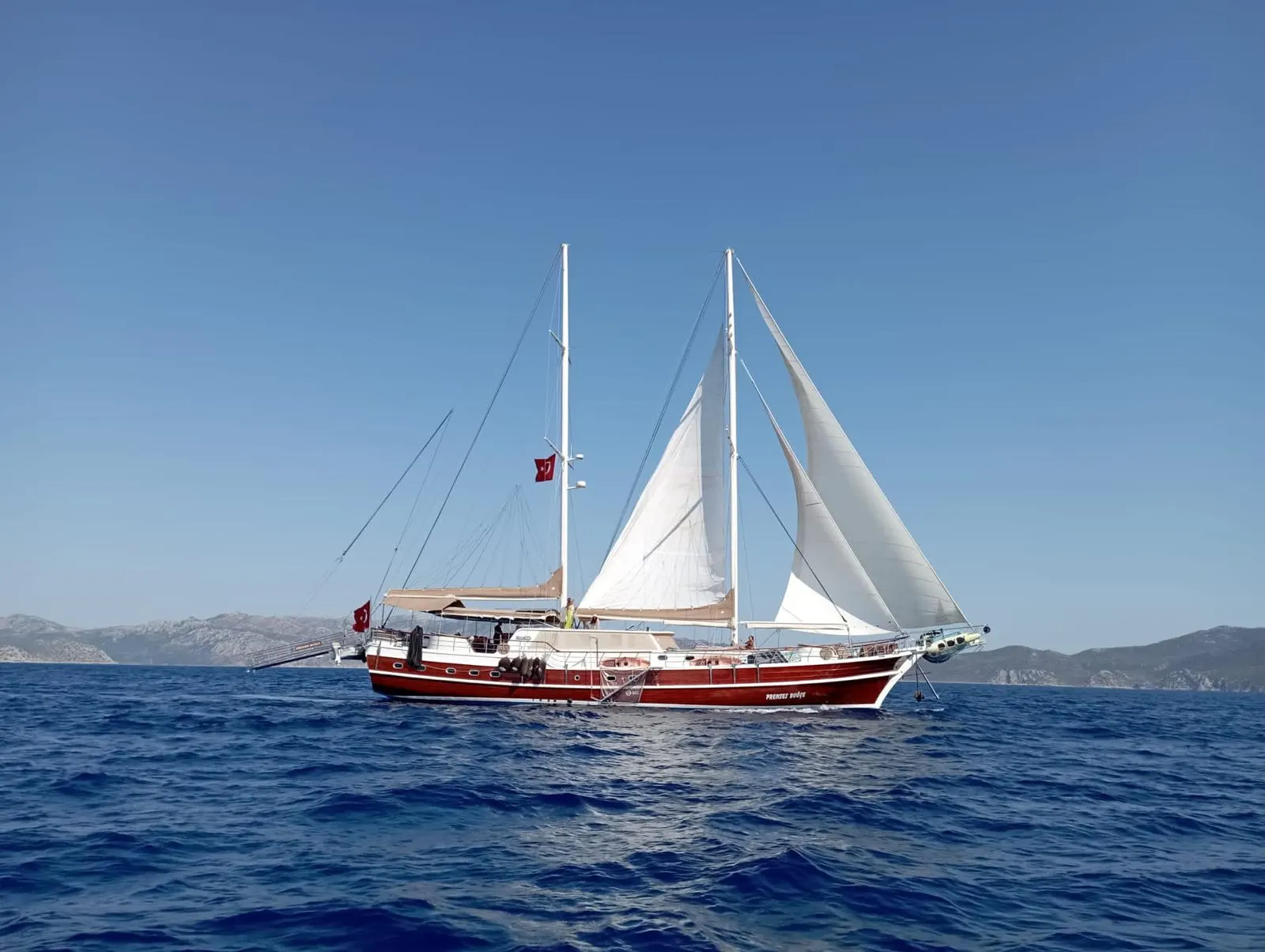 Prenses Bugce sailing in Marmaris