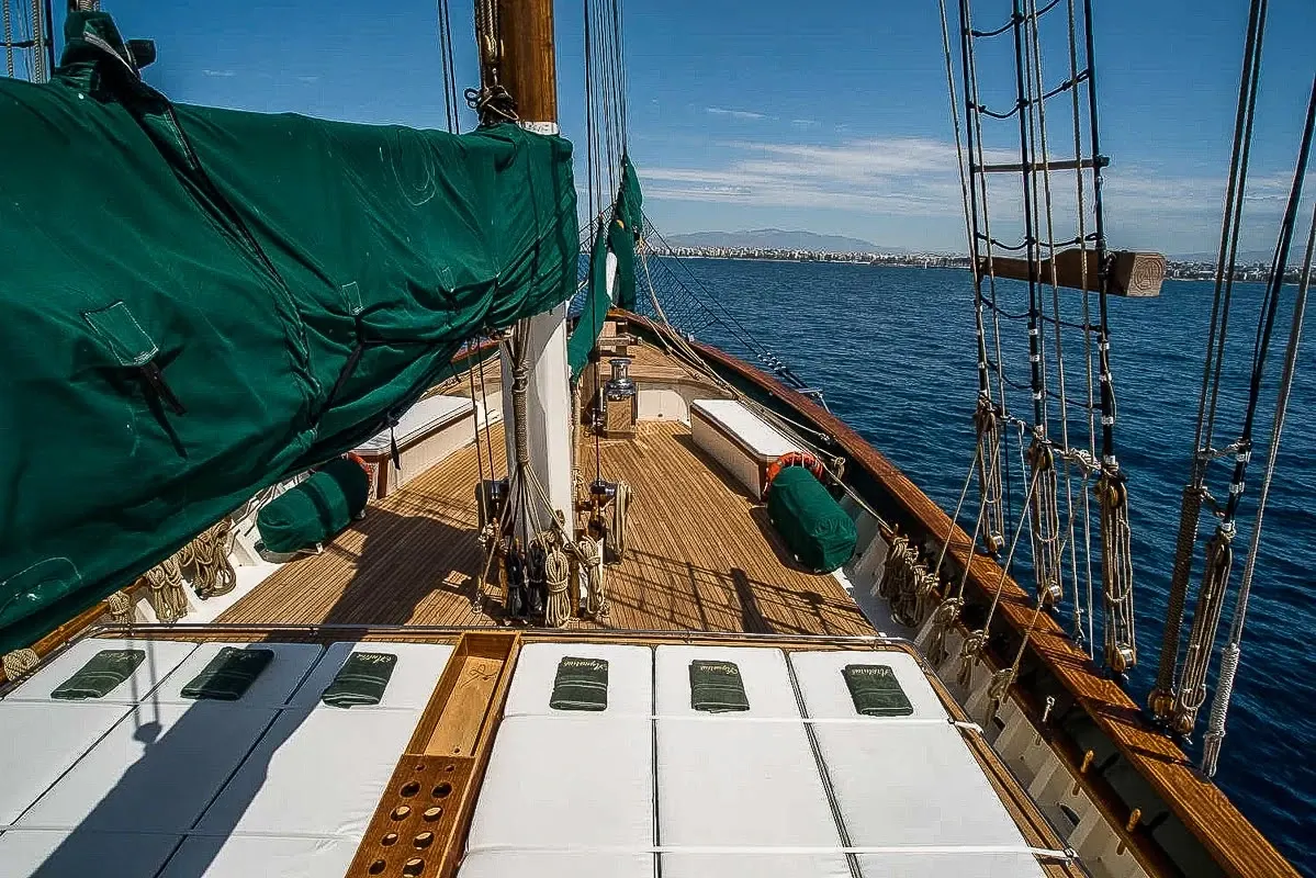 Arktos sailing in Athens
