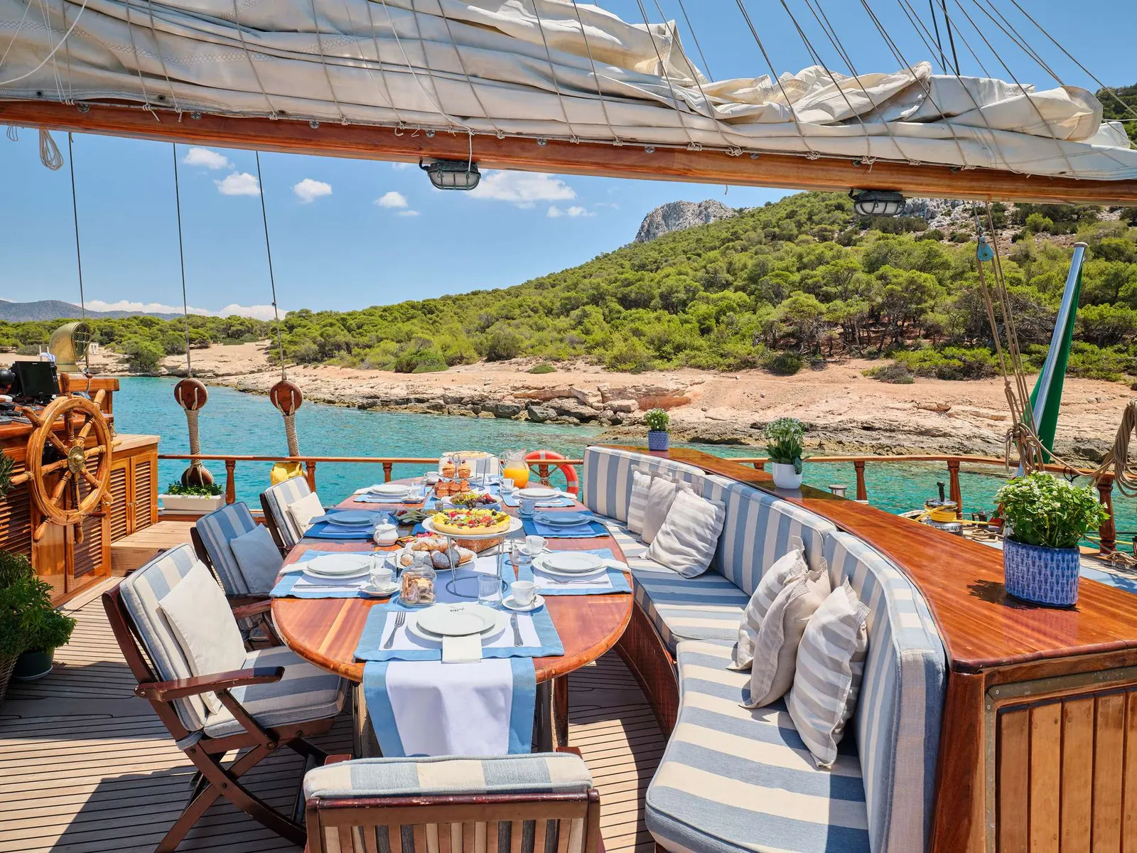 Myra sailing in Athens