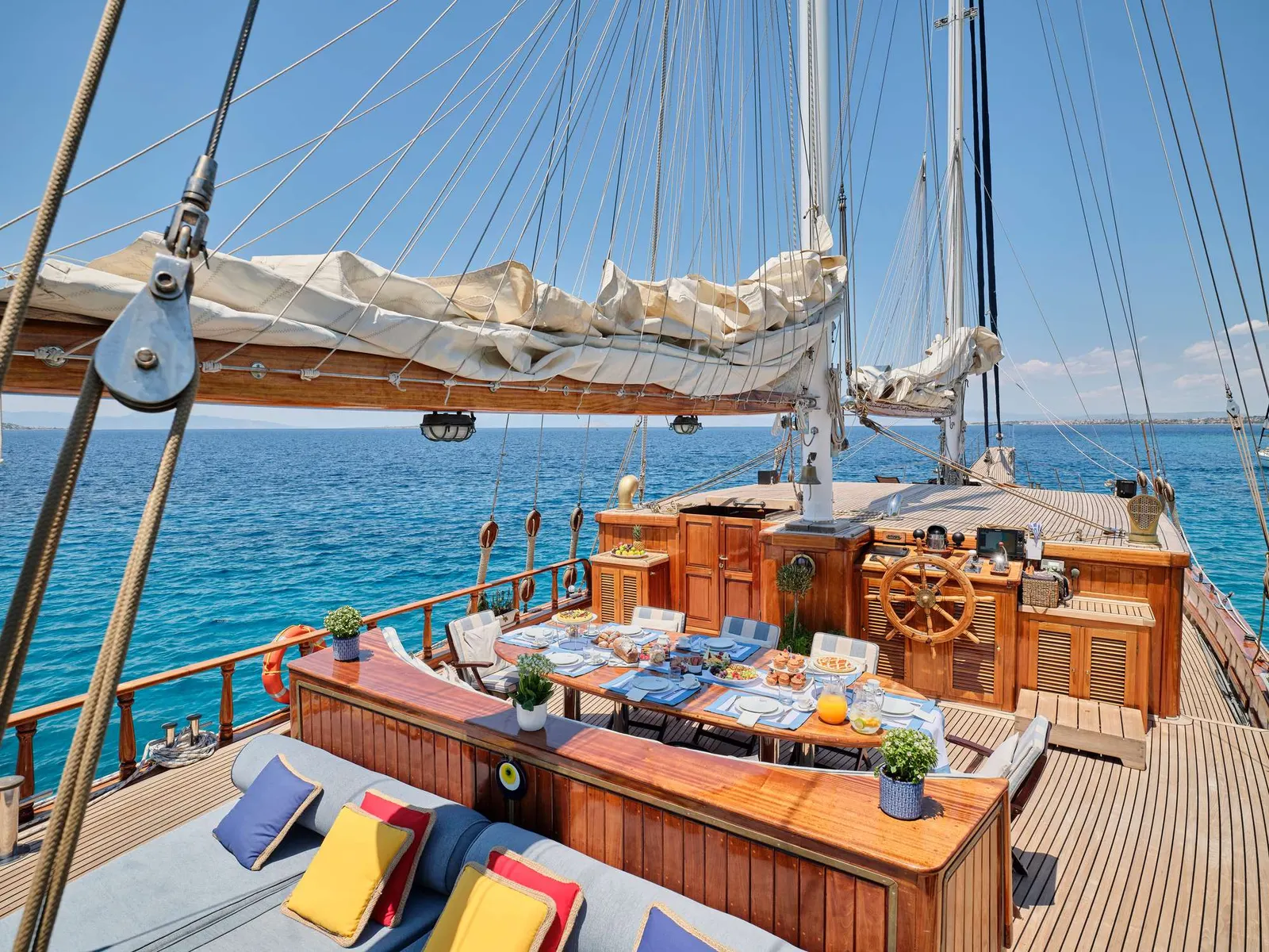 Myra sailing in Athens