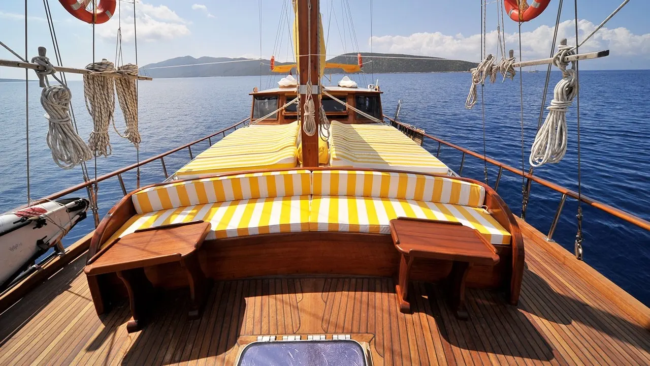 Nikola sailing in Bodrum