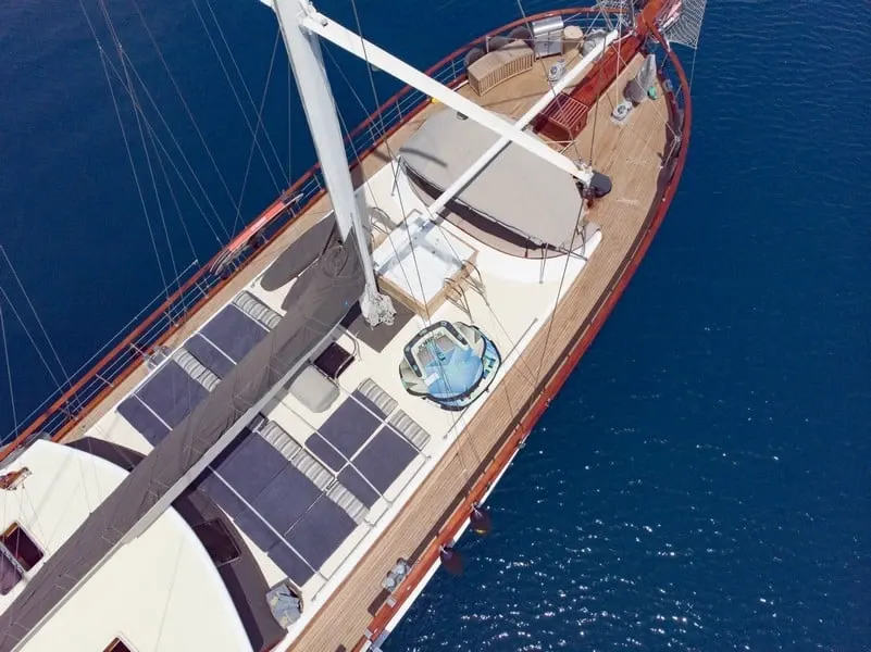 Kaptan Mehmet Bugra sailing in Marmaris