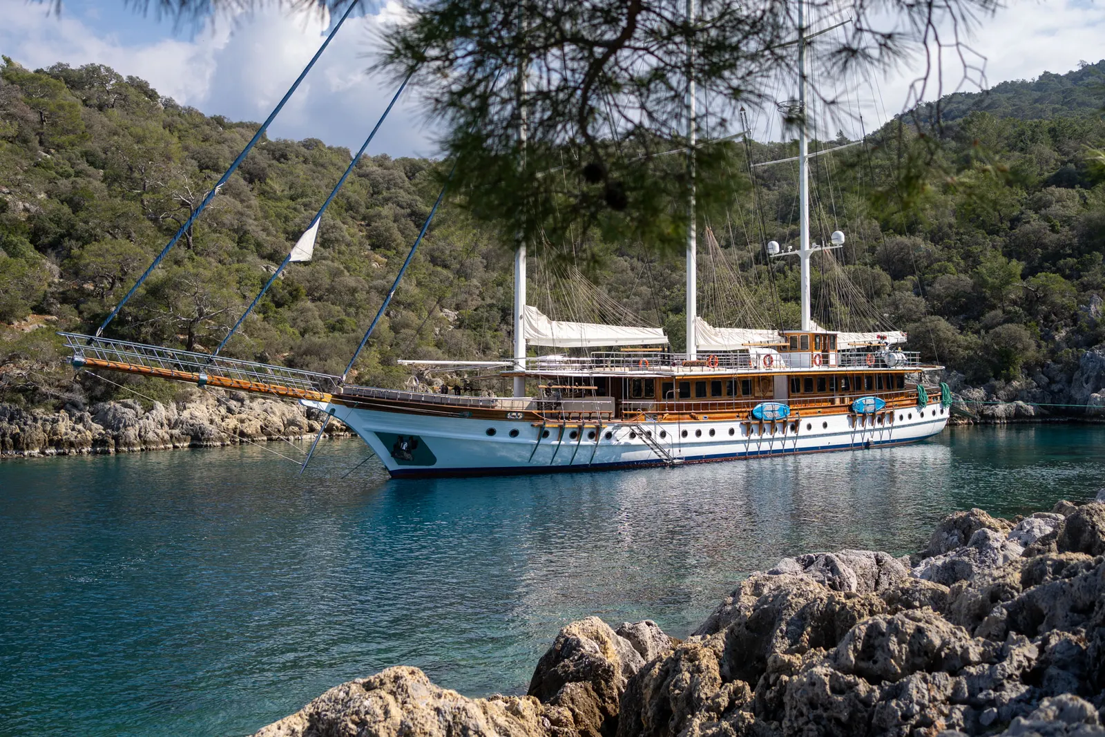 Admiral sailing in Bodrum