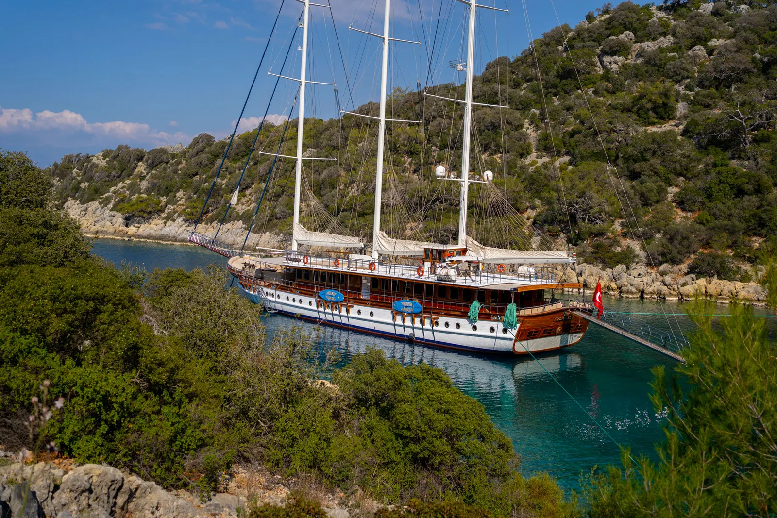 Admiral sailing in Bodrum
