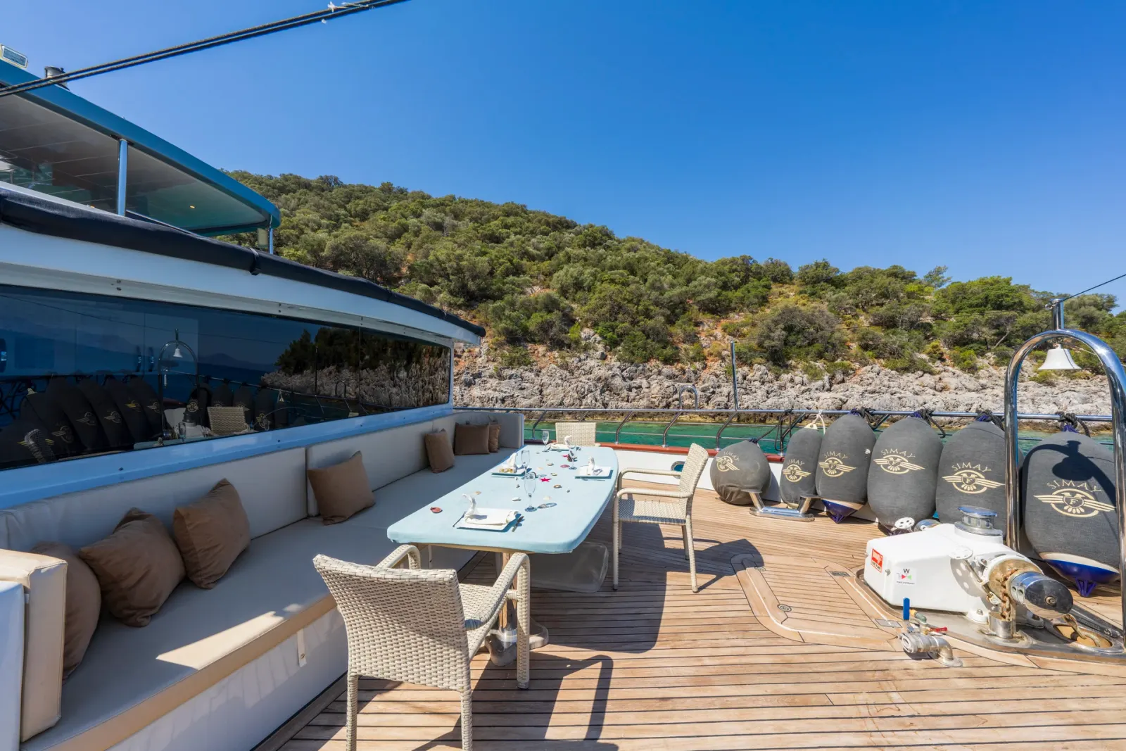 Simay F sailing in Fethiye