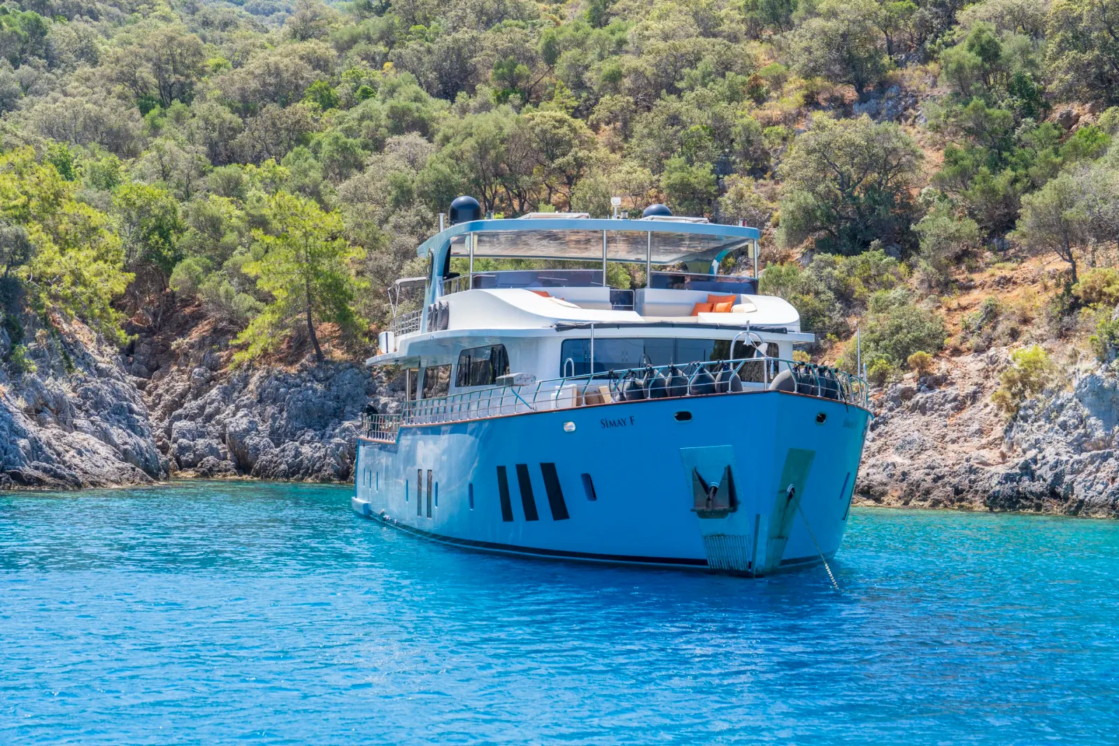 Simay F sailing in Fethiye