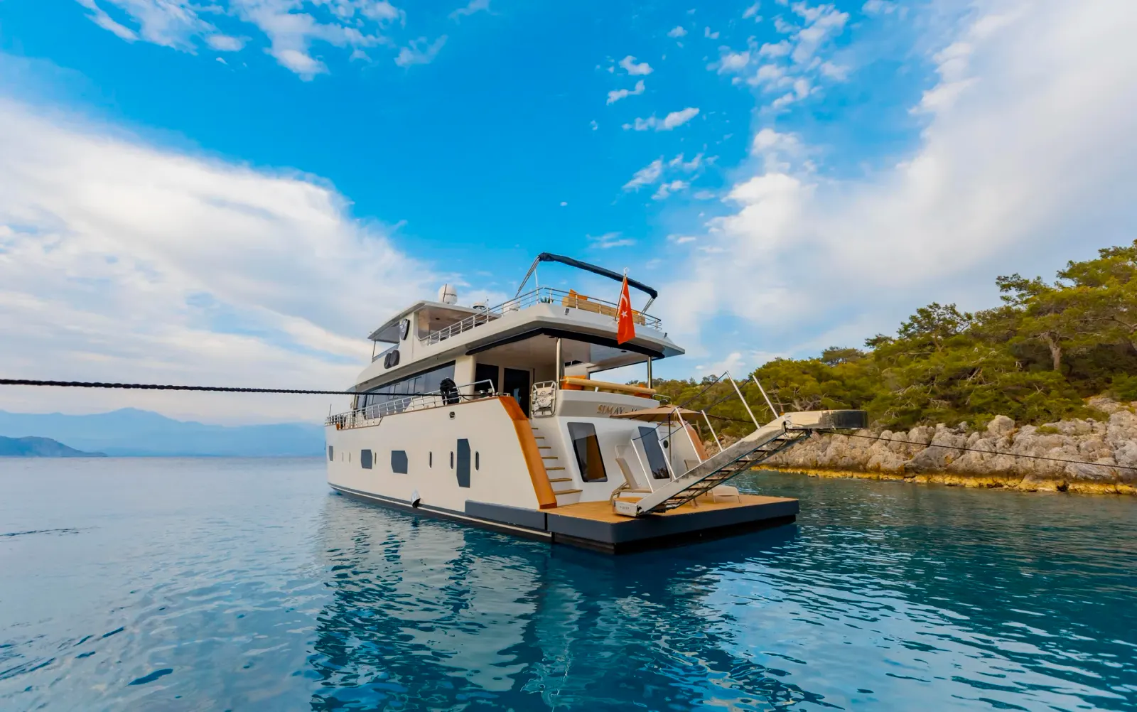 Simay M sailing in Fethiye