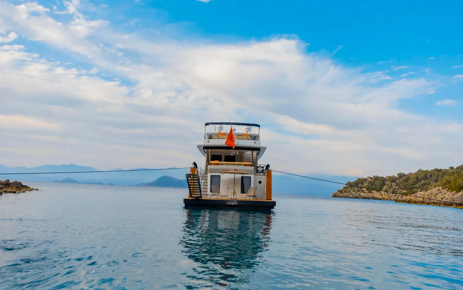 Simay M sailing in Fethiye
