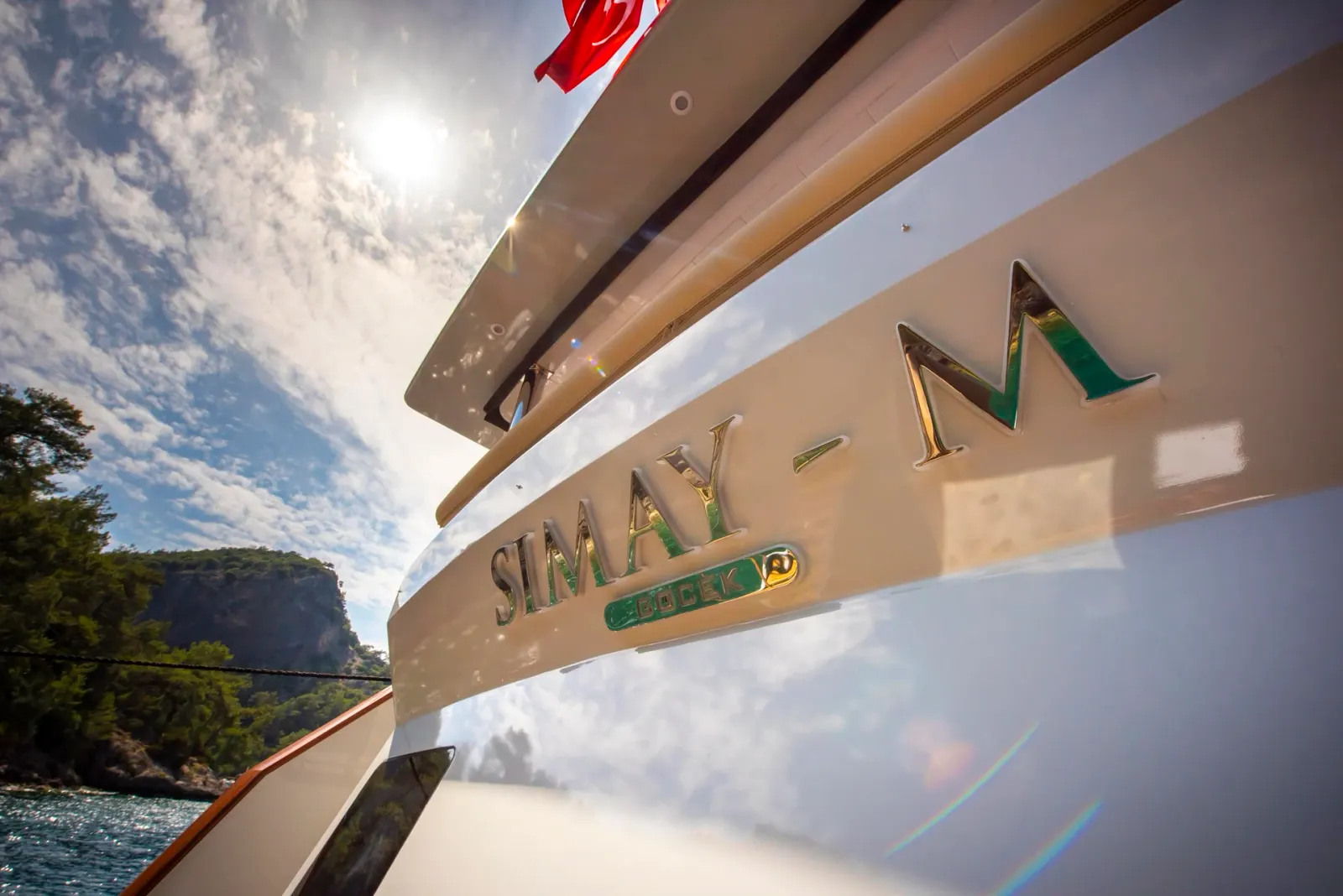 Simay M sailing in Fethiye
