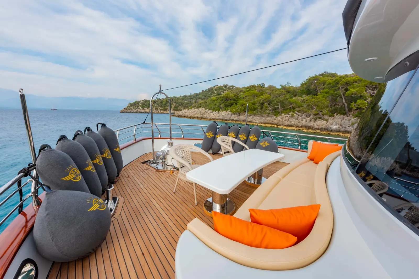 Simay M sailing in Fethiye