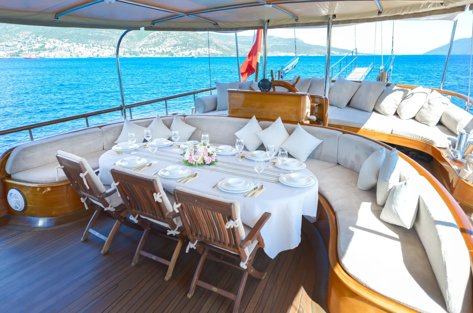 Lady Christa sailing in Bodrum