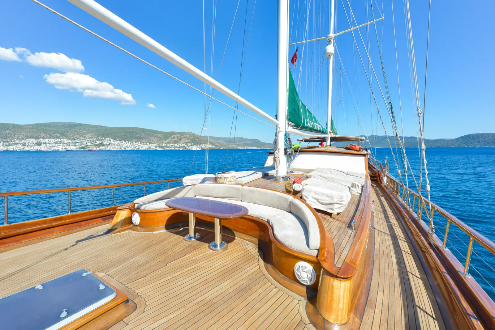 Lady Christa sailing in Bodrum