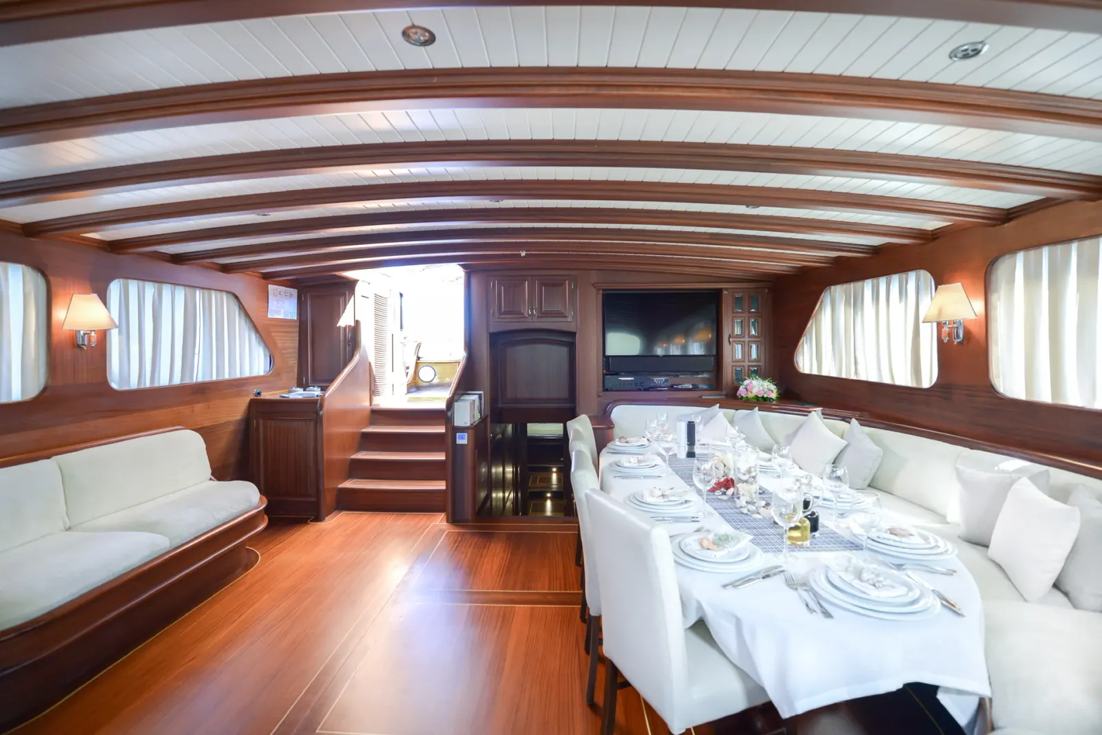 Lady Christa sailing in Bodrum