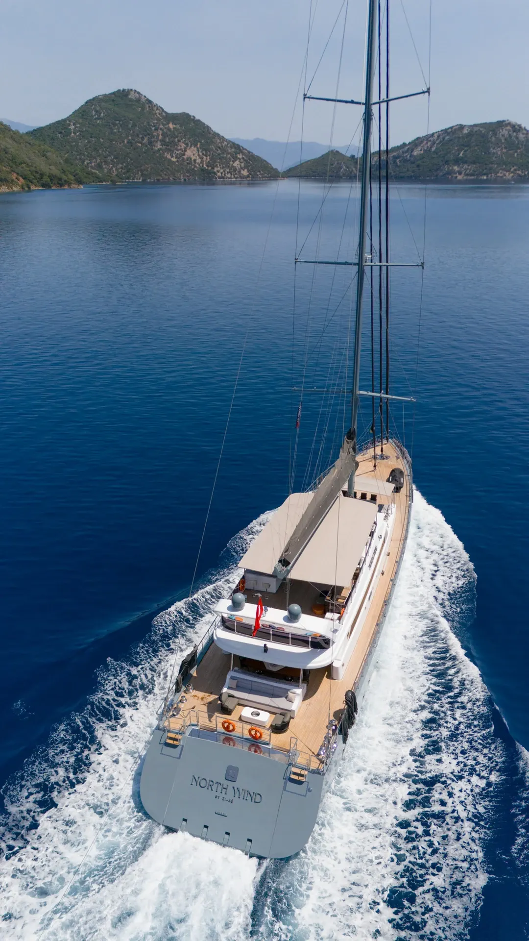 North Wind sailing in Bodrum