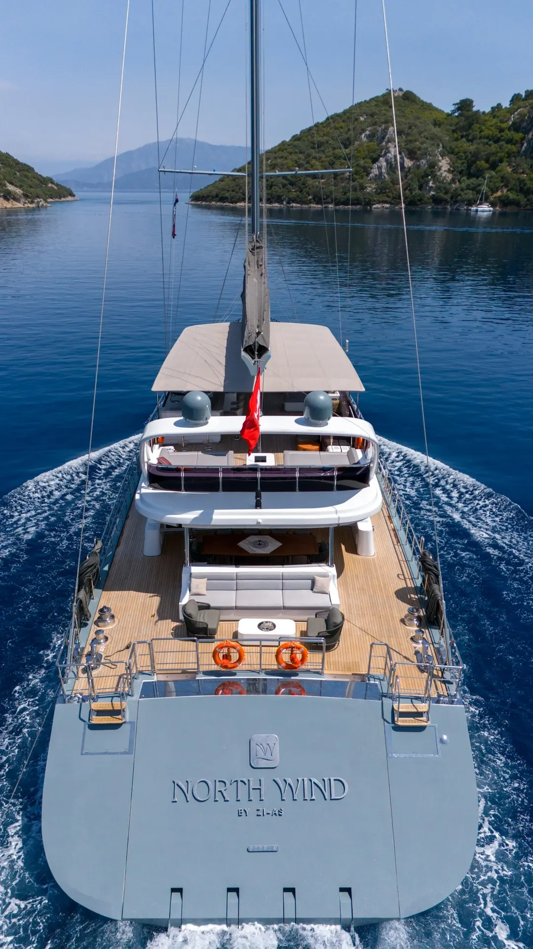 North Wind sailing in Bodrum