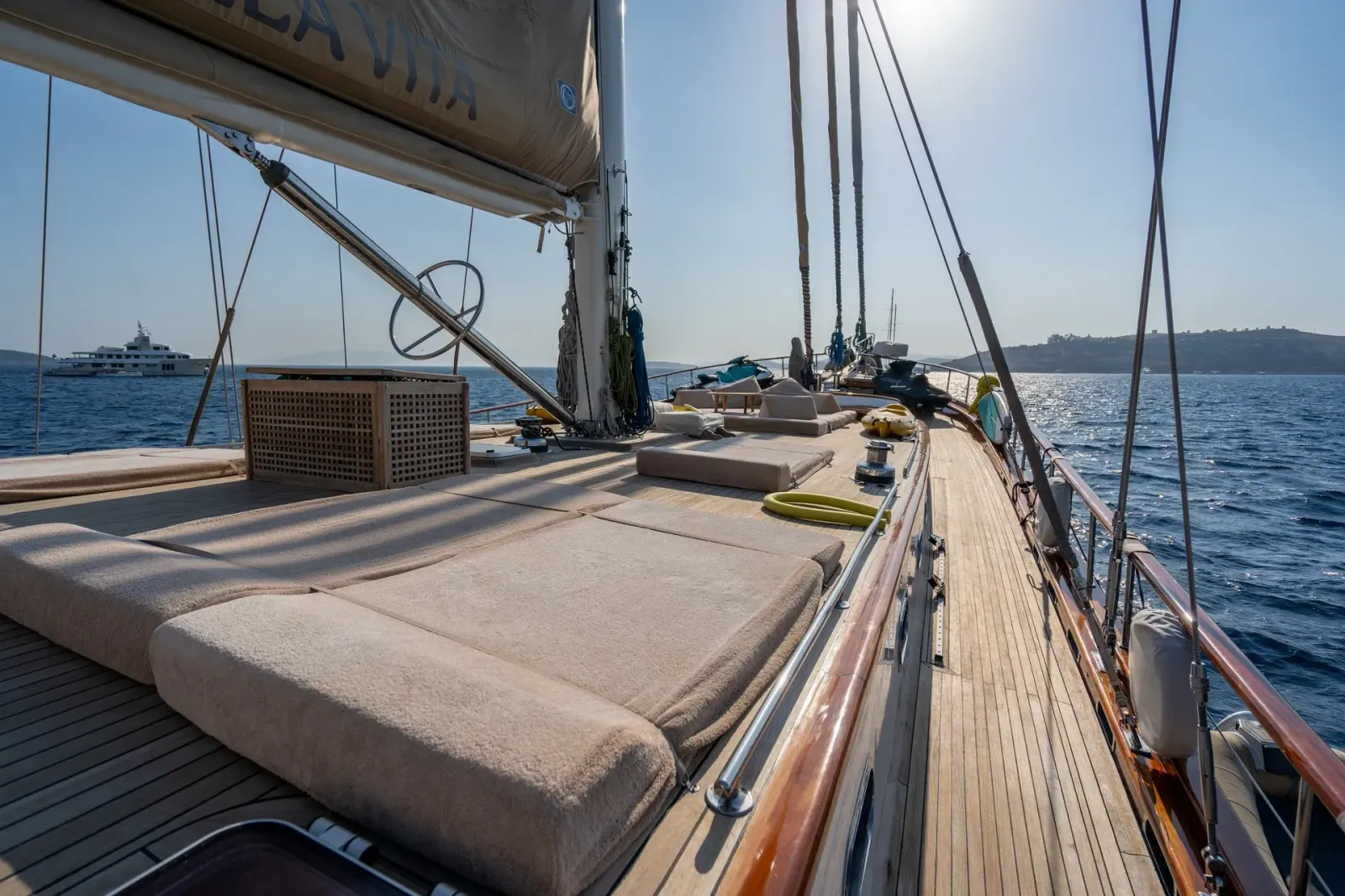 La Bella Vita sailing in Bodrum