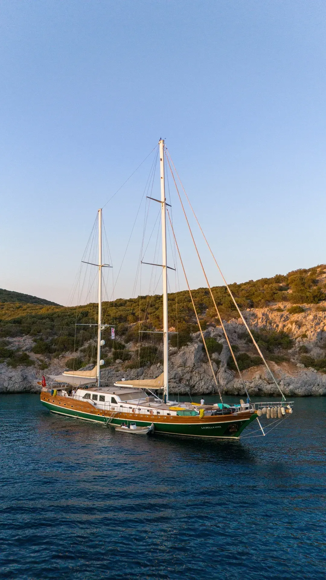 La Bella Vita sailing in Bodrum