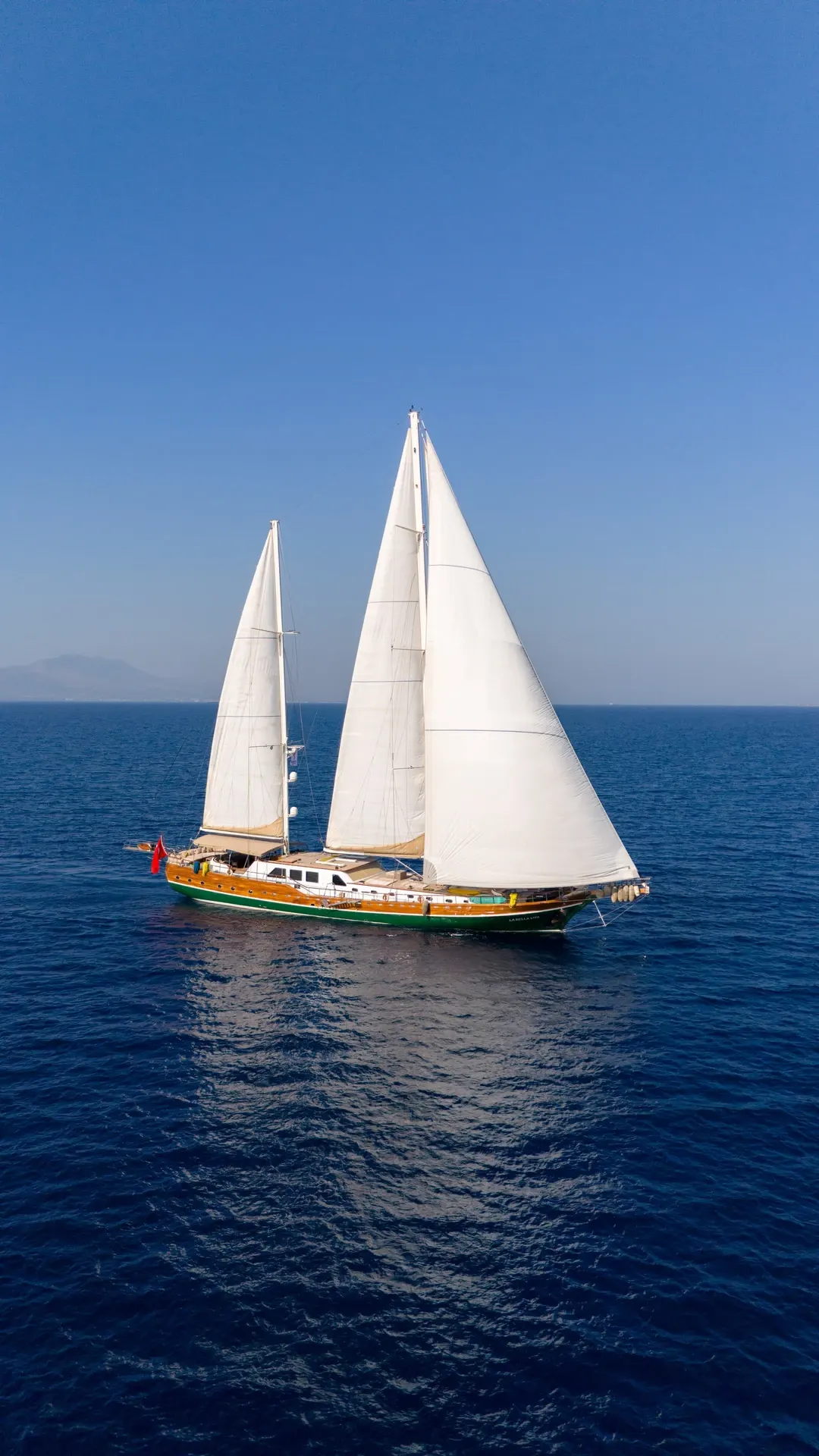 La Bella Vita sailing in Bodrum