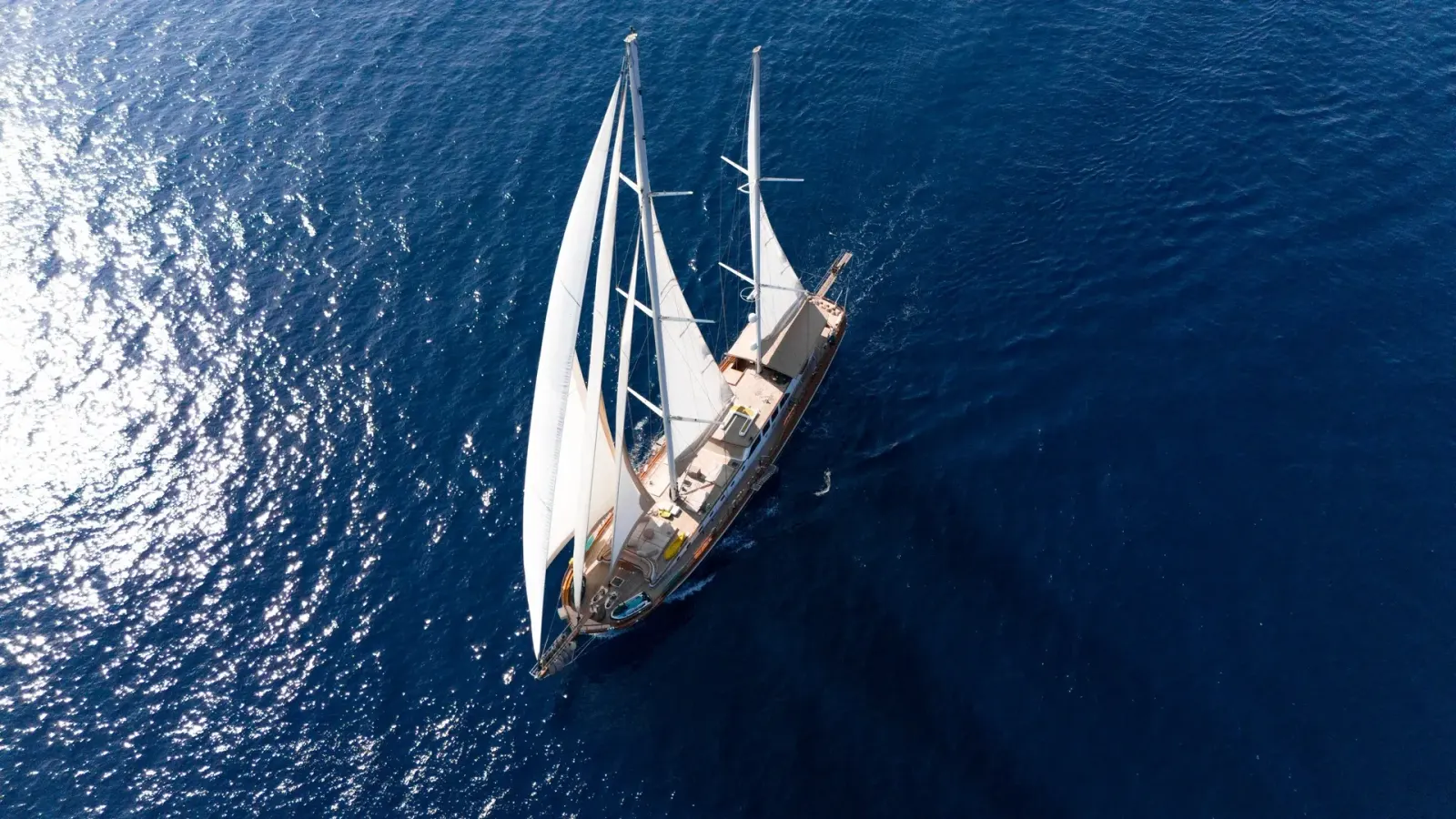 La Bella Vita sailing in Bodrum
