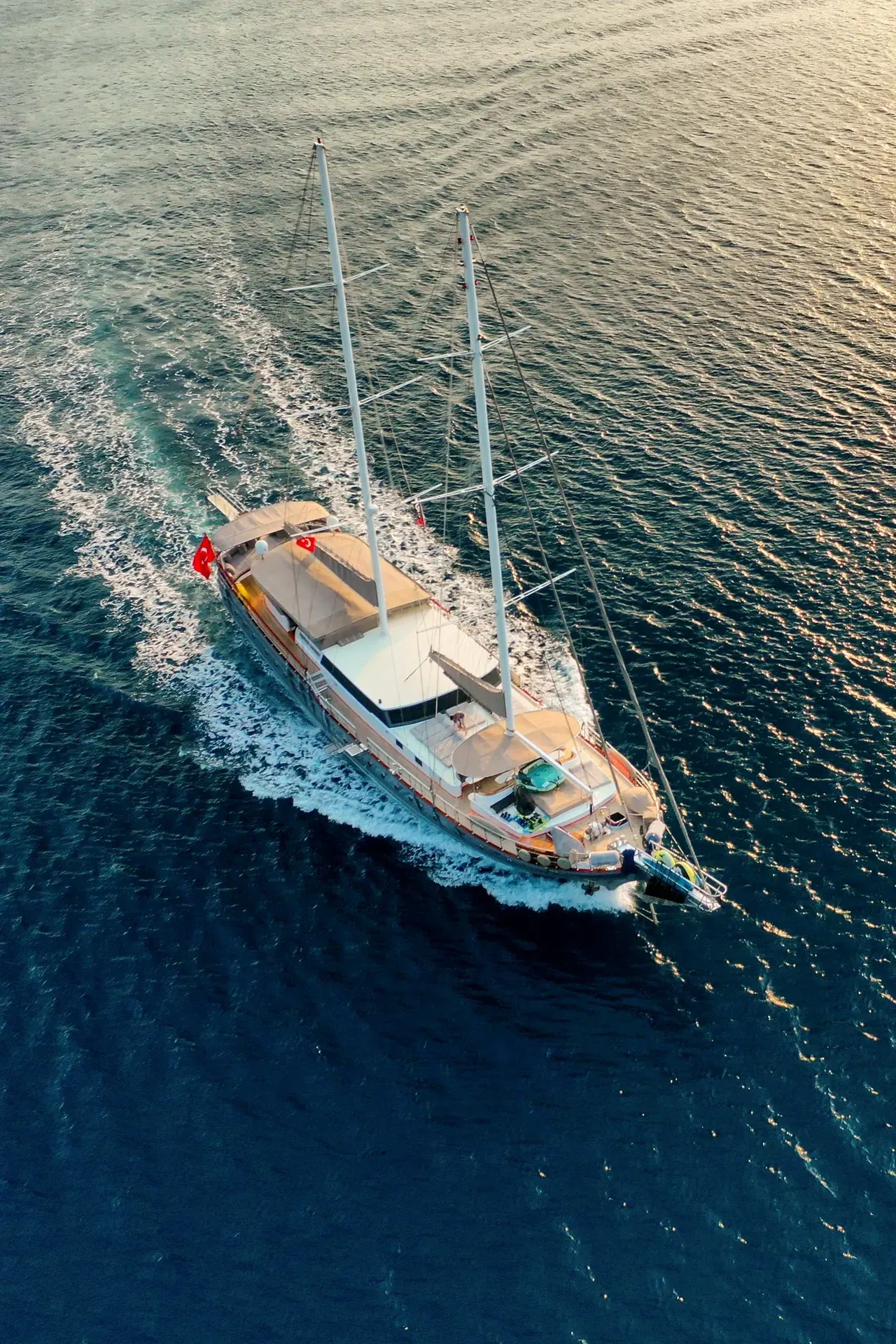 Nevra Queen Gulet interior cabin view
