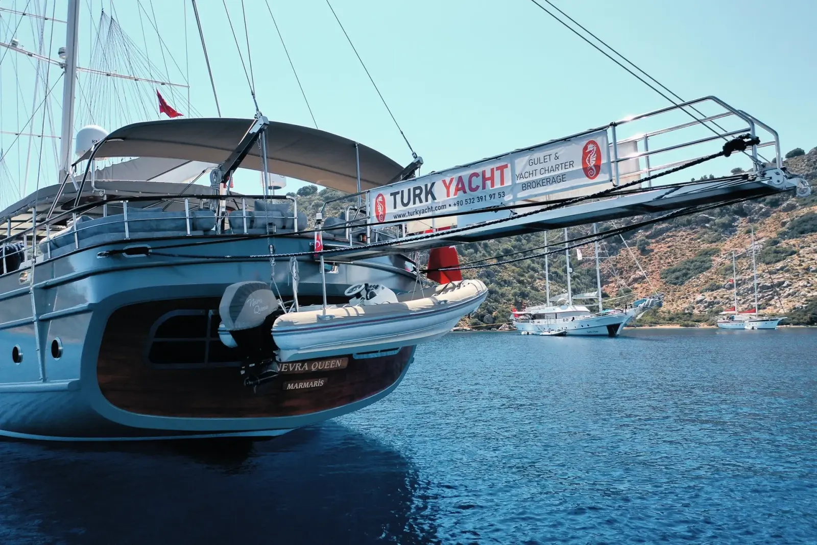 Nevra Queen sailing in Marmaris