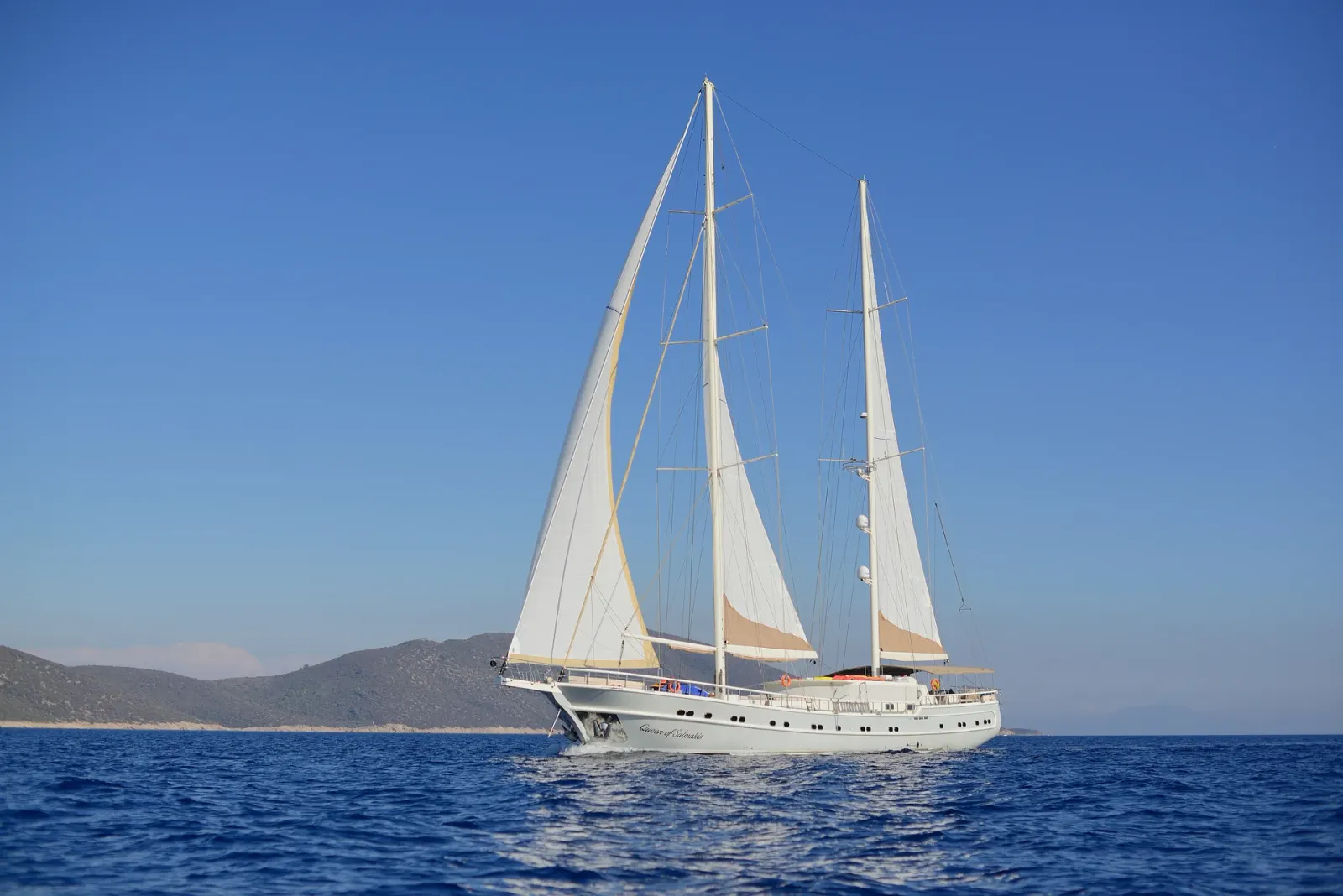 Queen of Salmakis sailing in Bodrum