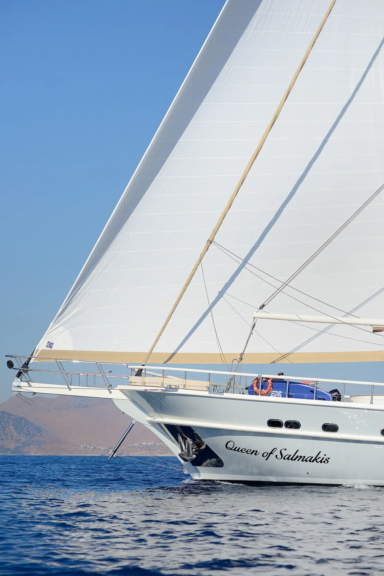Queen of Salmakis sailing in Bodrum
