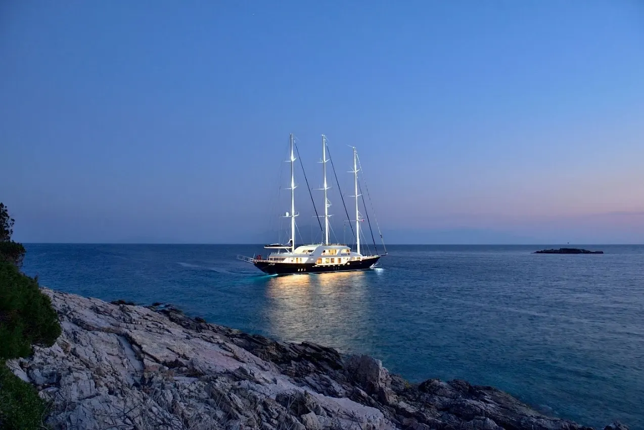 Meira sailing in Bodrum