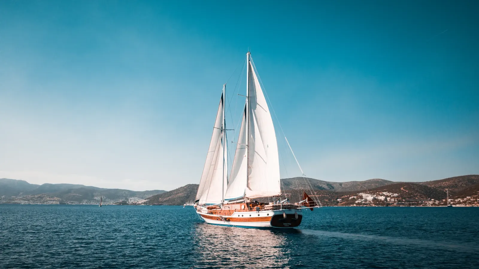 Wicked Felina sailing in Bodrum