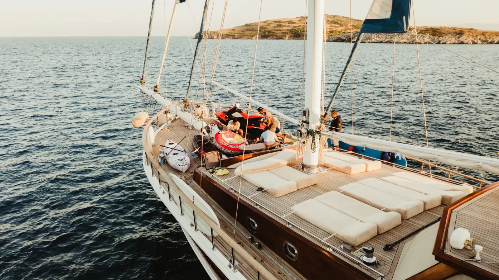 Wicked Felina sailing in Bodrum