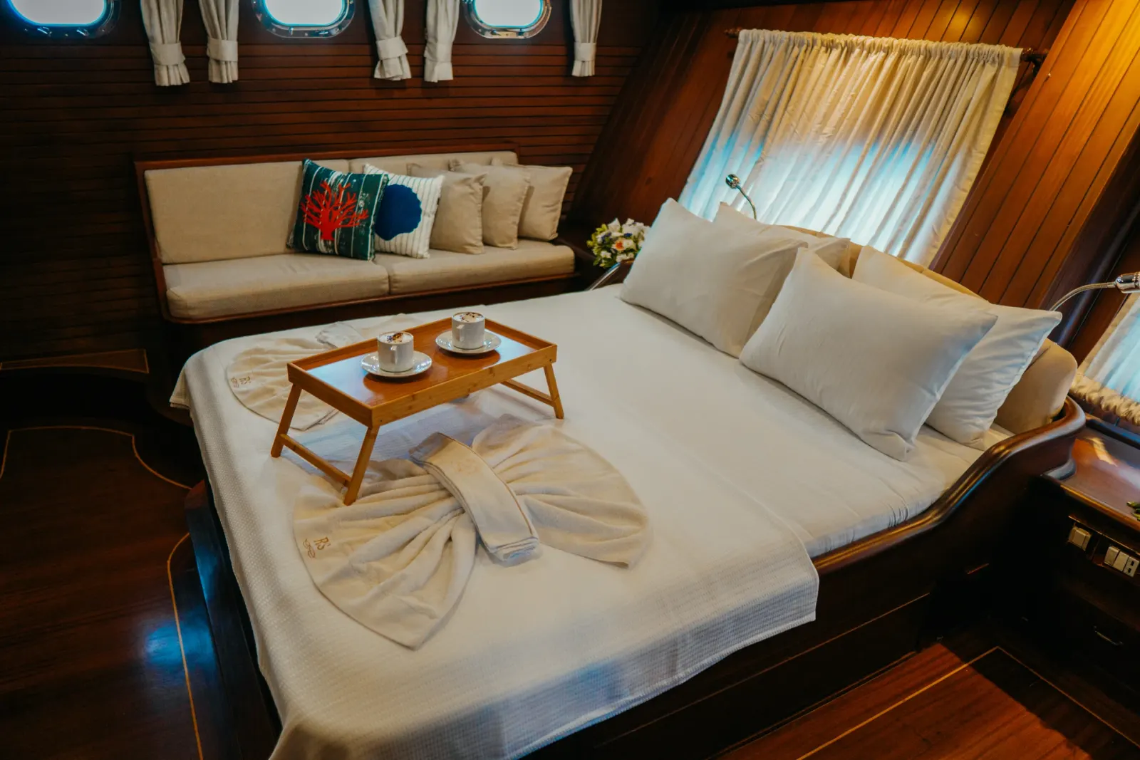 Wicked Felina sailing in Bodrum