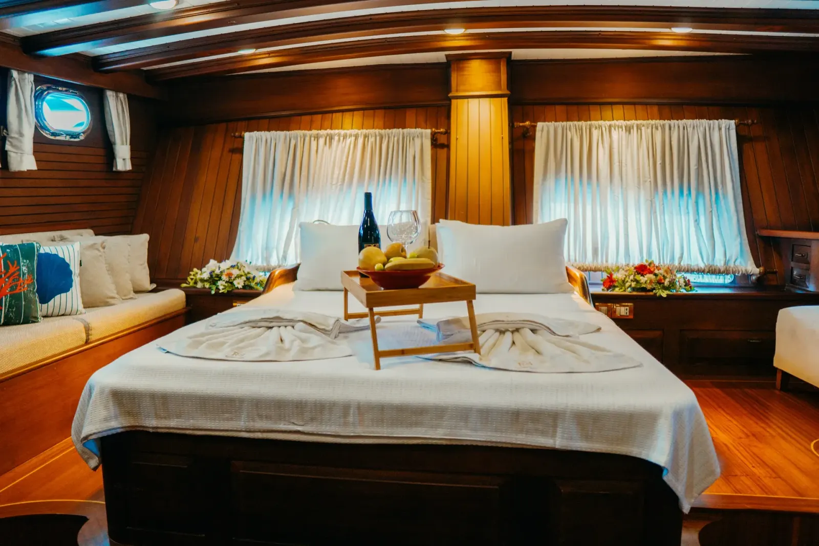 Wicked Felina sailing in Bodrum
