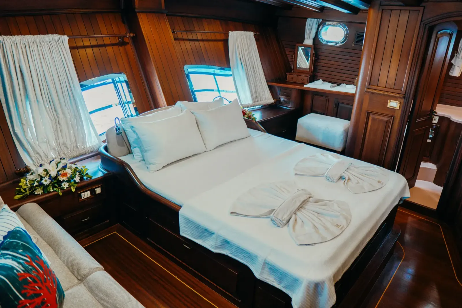 Wicked Felina sailing in Bodrum