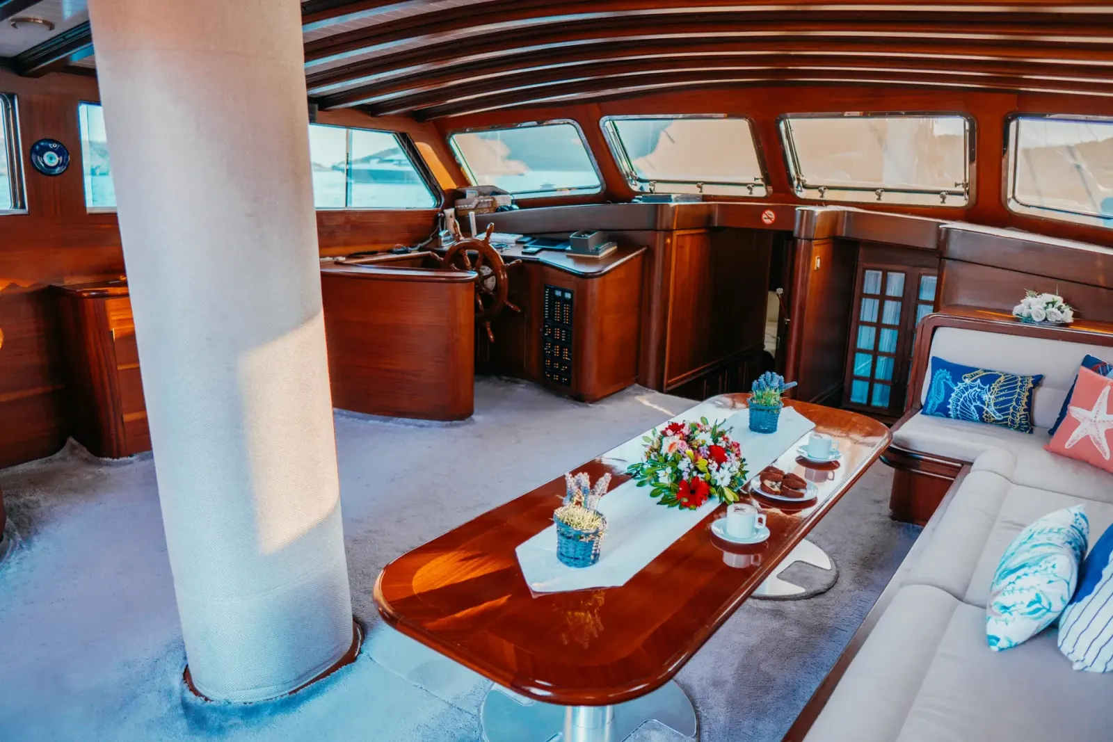 Wicked Felina sailing in Bodrum