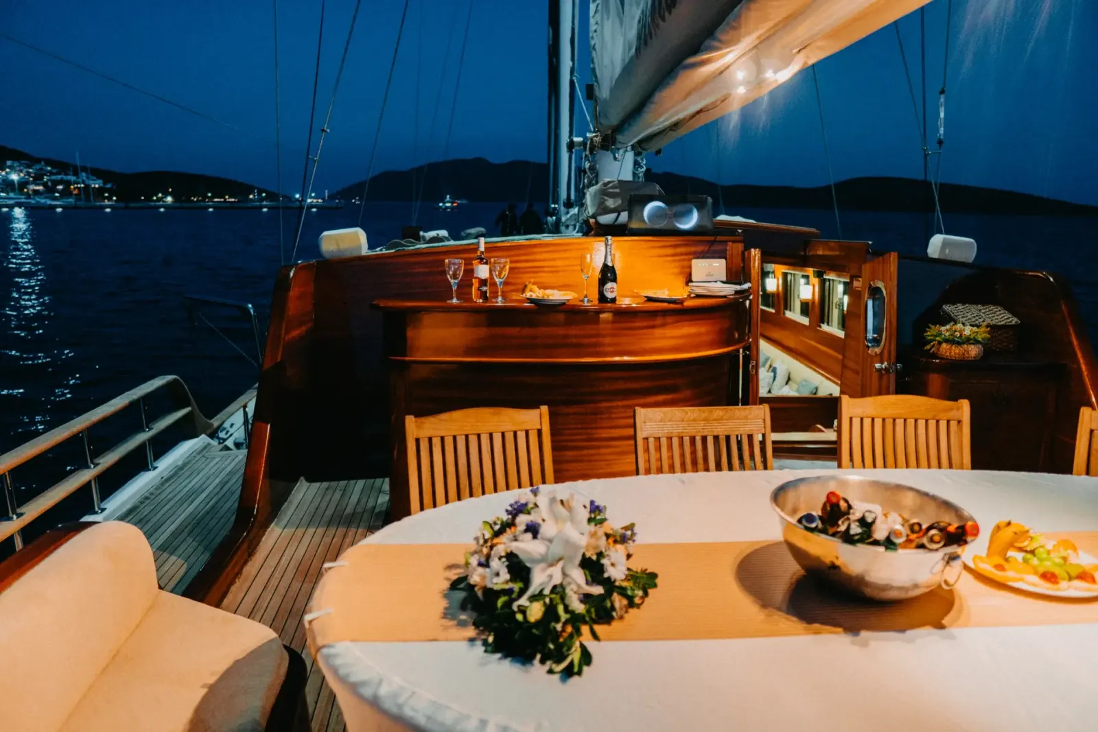 Wicked Felina sailing in Bodrum