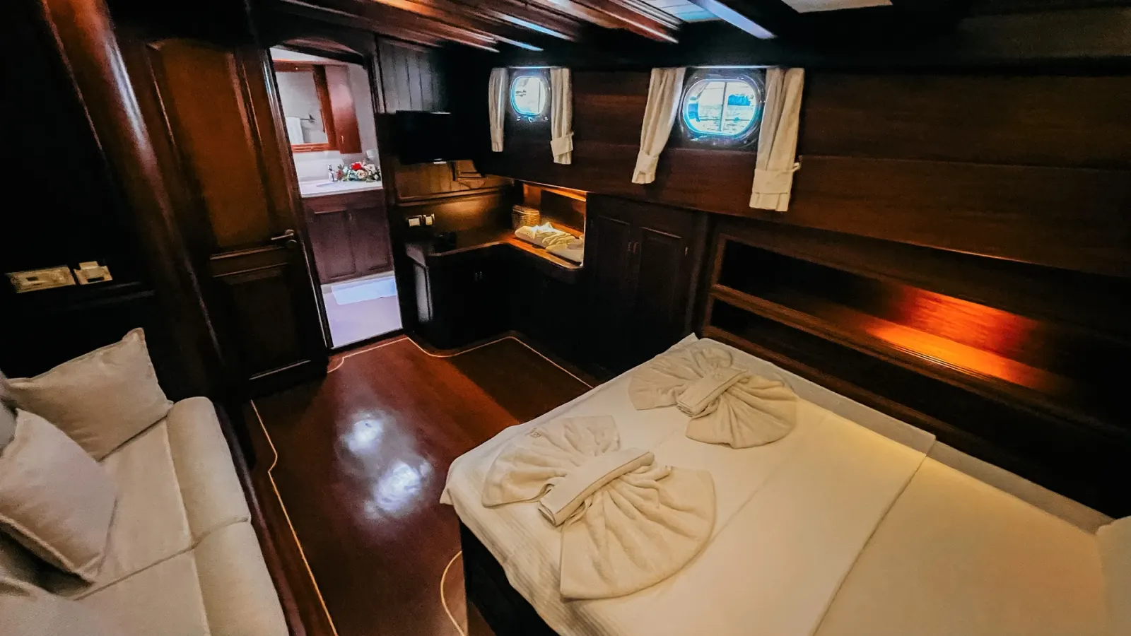 Wicked Felina sailing in Bodrum