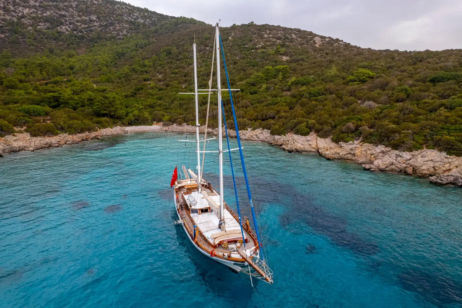 Jasmin-1 sailing in Bodrum