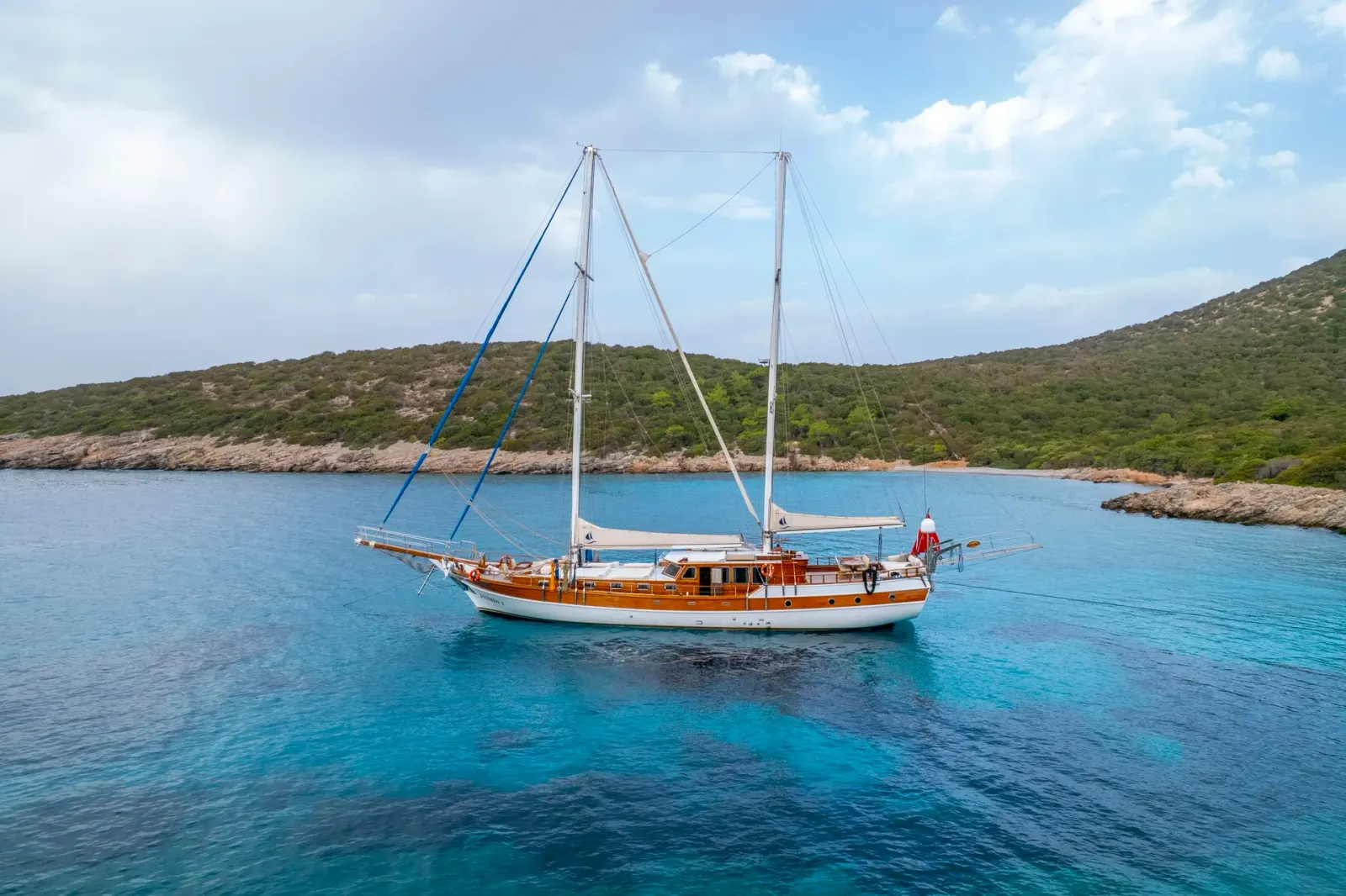 Jasmin-1 sailing in Bodrum
