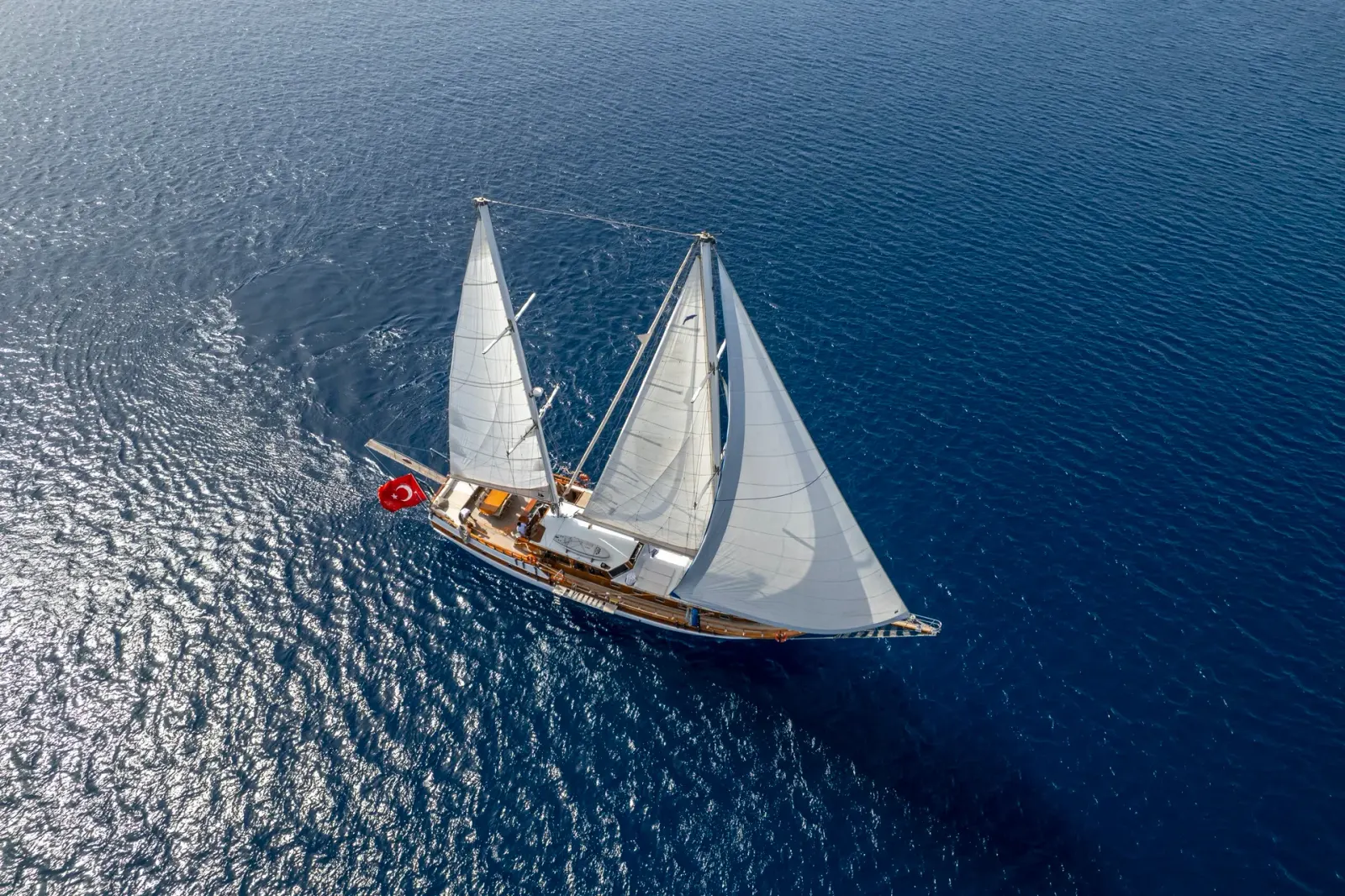 Jasmin-1 sailing in Bodrum