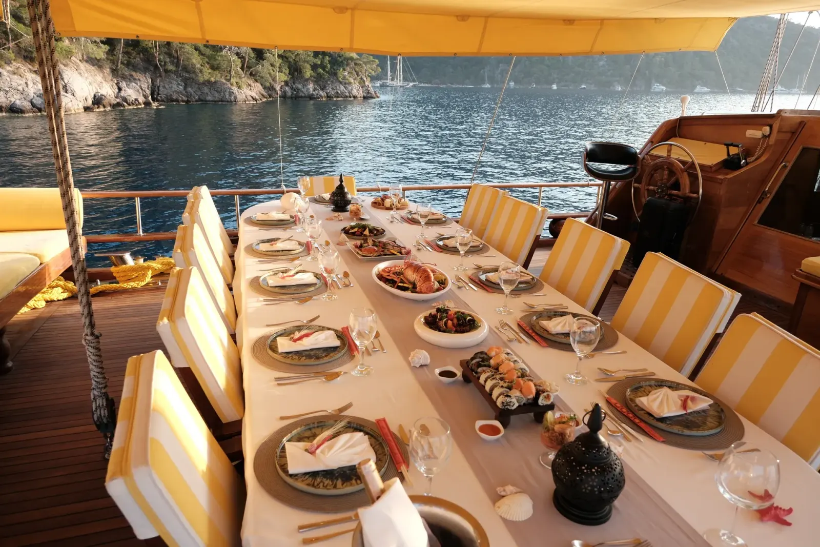 Fortuna sailing in Bodrum