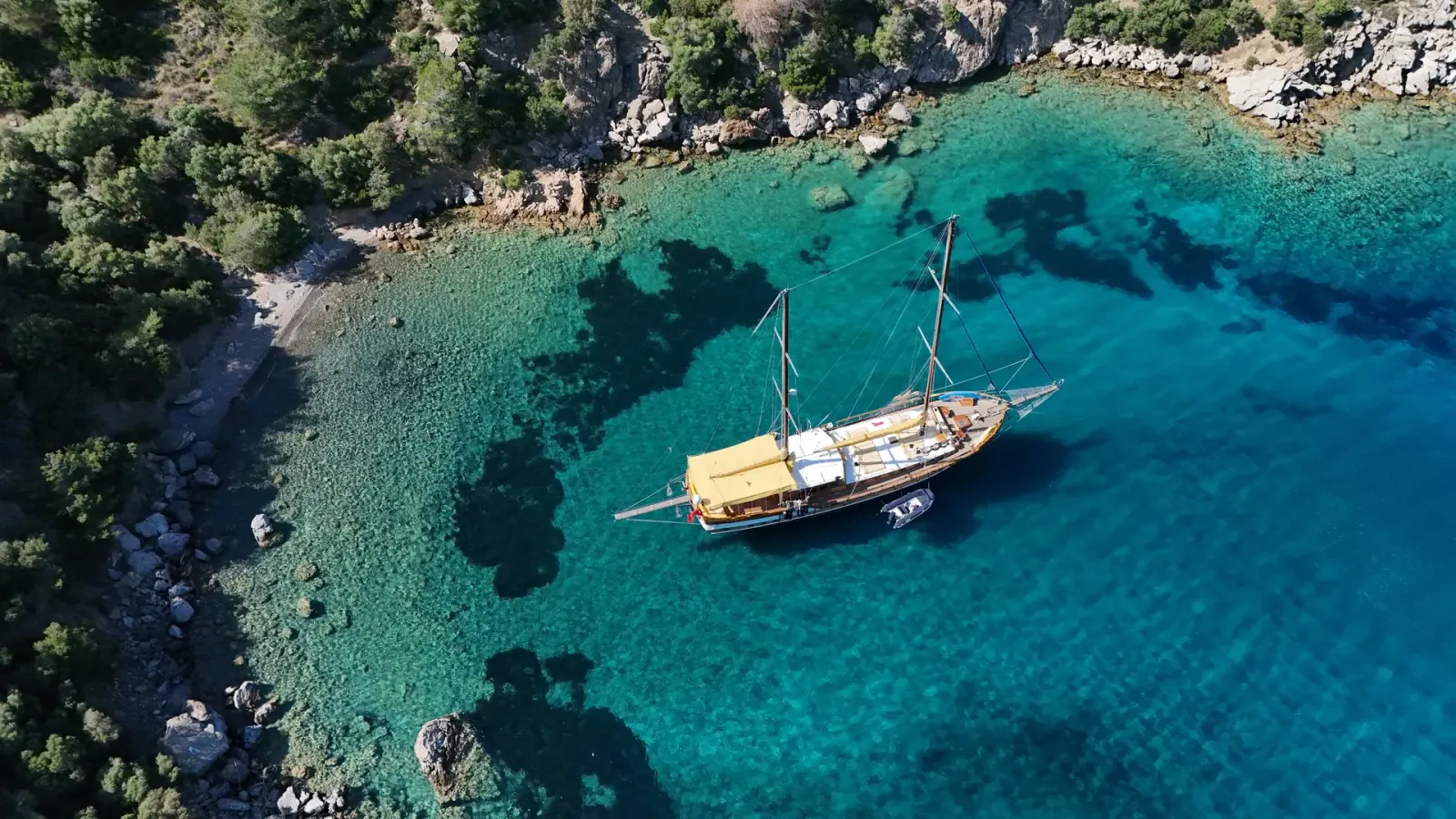 Fortuna sailing in Bodrum